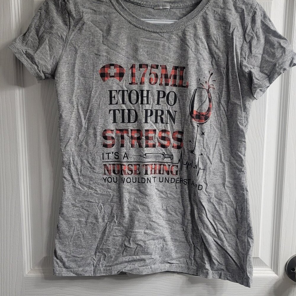 #92 Grey Nurse Short Sleeve Shirt S